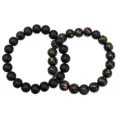 Metallic Splatter Long Distance Beaded Bracelets - 2 Pack at Spencer's