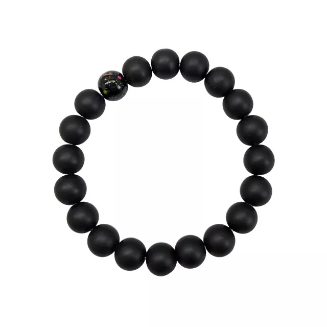 Metallic Splatter Long Distance Beaded Bracelets - 2 Pack at Spencer's