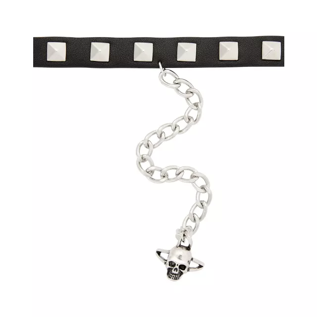 Skull Spike Hand Bracelet at Spencer's