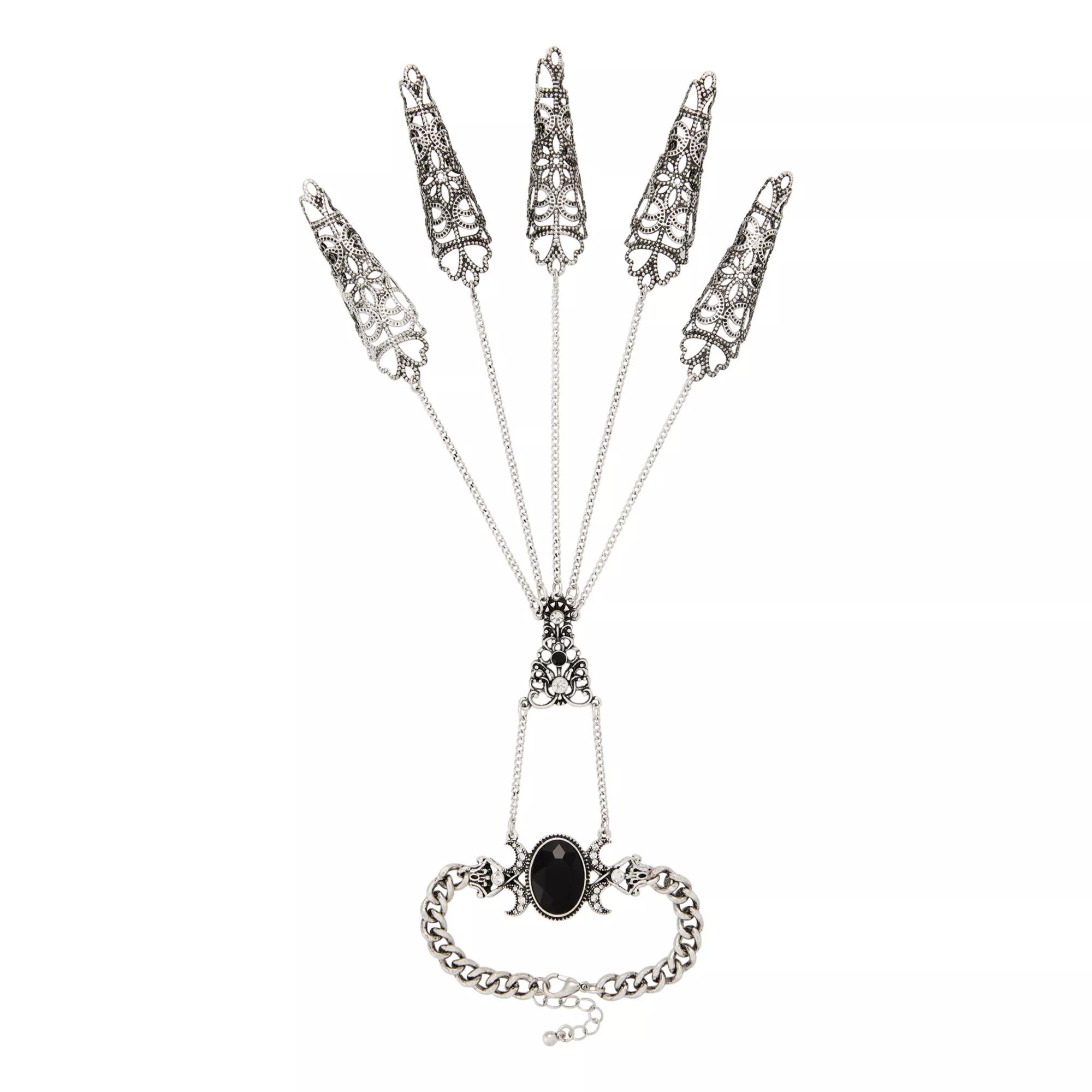 Sharp Nail Hand Bracelet at Spencer's
