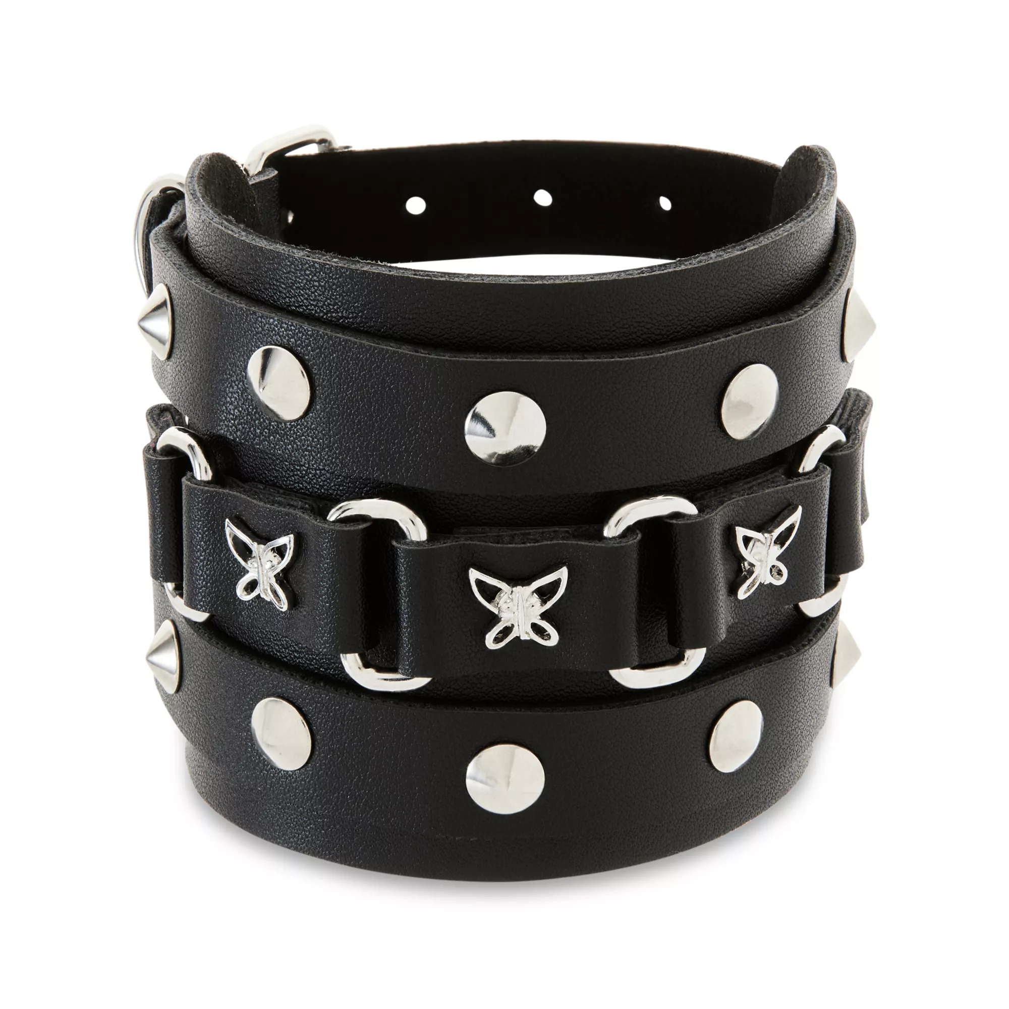 Butterfly Stud Cuff Bracelet at Spencer's