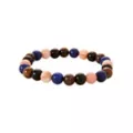 Tiger's Eye Strength Semi-Precious Beaded Bracelet at Spencer's