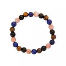 Tiger's Eye Strength Semi-Precious Beaded Bracelet at Spencer's