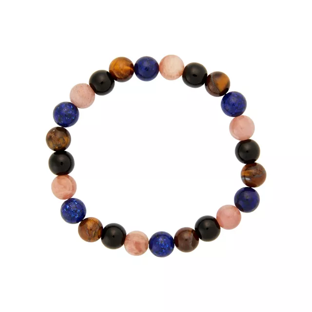 Tiger's Eye Strength Semi-Precious Beaded Bracelet at Spencer's