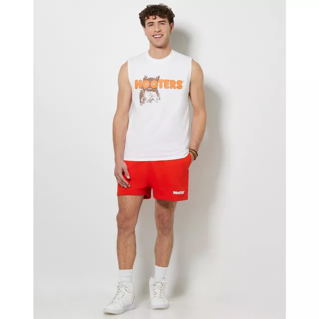 White Hooters Muscle Tank Top at Spencer's