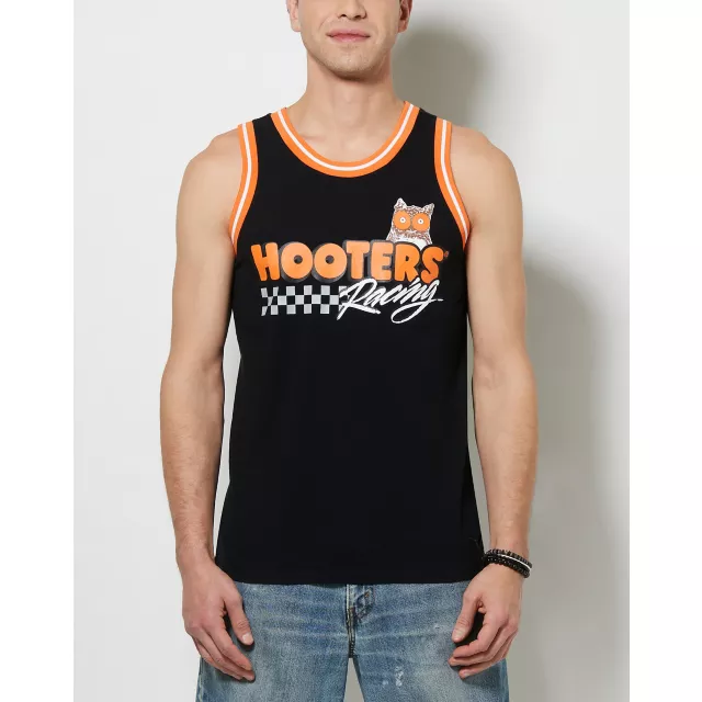 Black Hooters Racing Tank Top at Spencer's