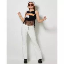 Hooters Black Fringe Crop Top at Spencer's
