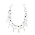 Silvertone Double Row Spike Wallet Chain at Spencer's