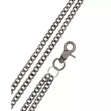 Black Double Row Curb Wallet Chain at Spencer's