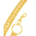 Goldtone Triple Row Rings Wallet Chain at Spencer's