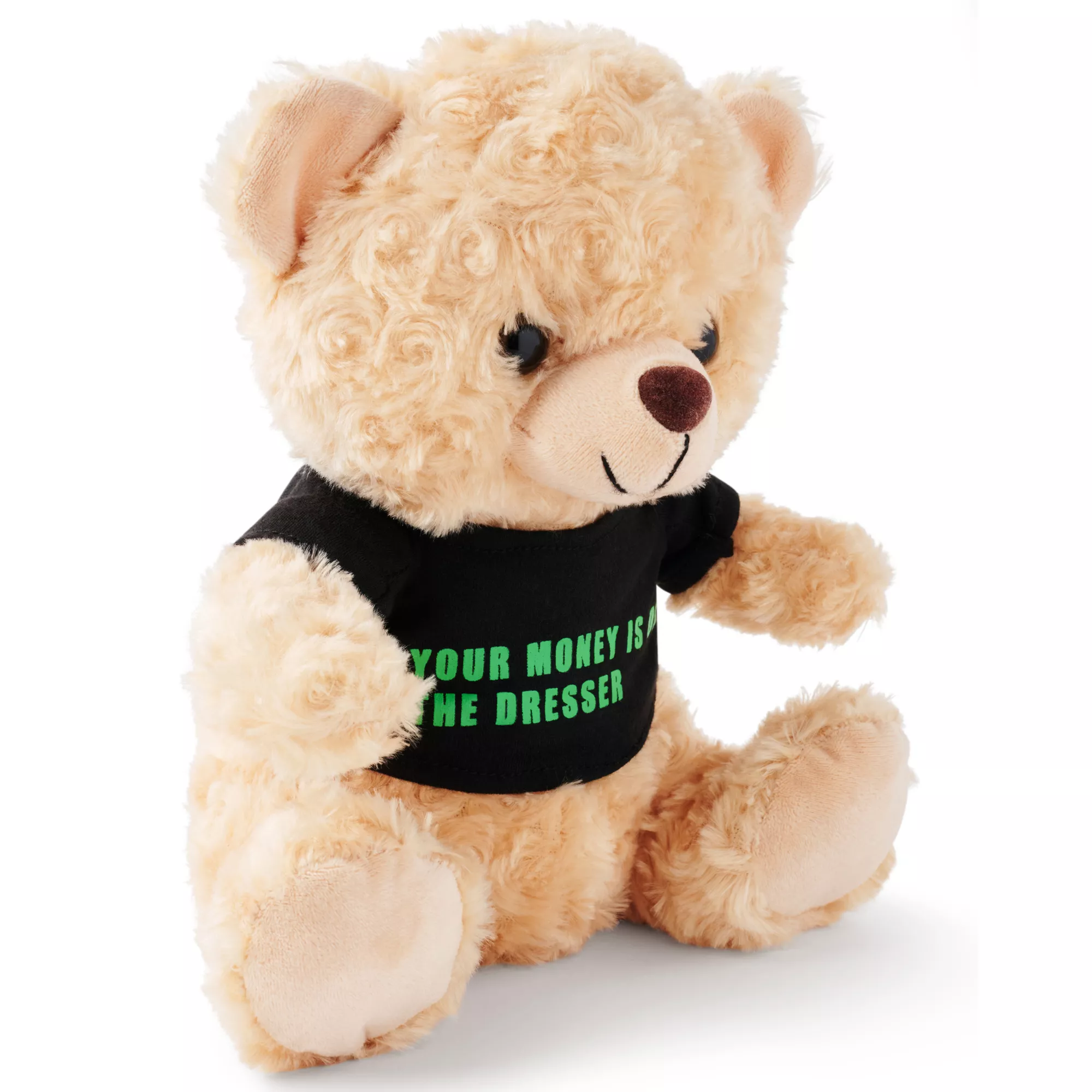 Your Money Is On The Dresser Teddy Bear at Spencer's