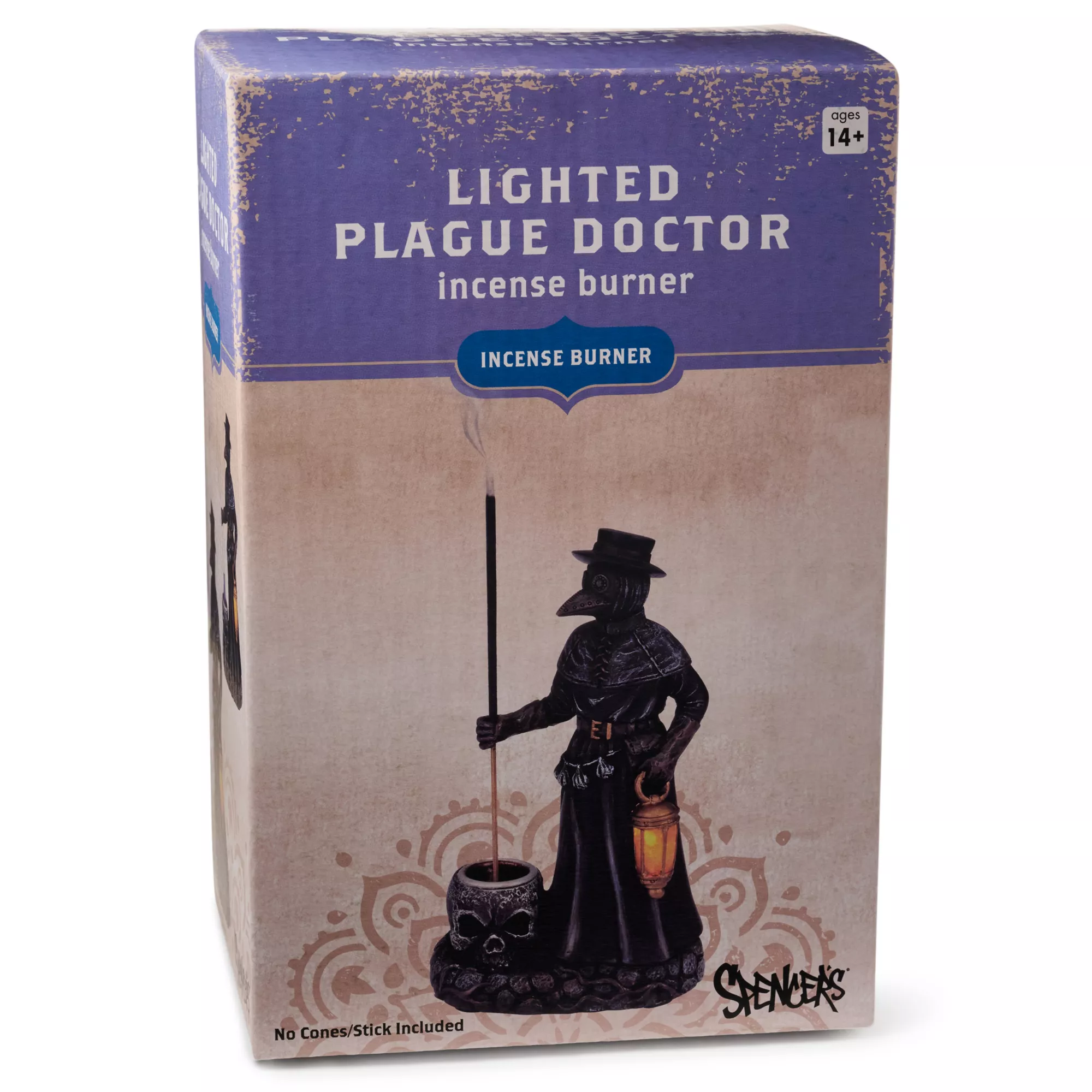 Lighted Plague Doctor Incense Burner at Spencer's