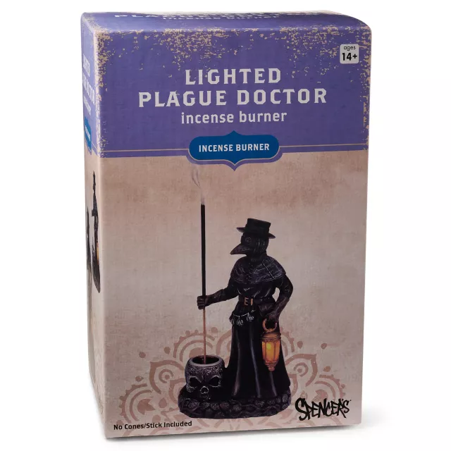 Lighted Plague Doctor Incense Burner at Spencer's