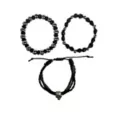 Multi-Pack Skull Cord Bracelets - 3 Pack at Spencer's