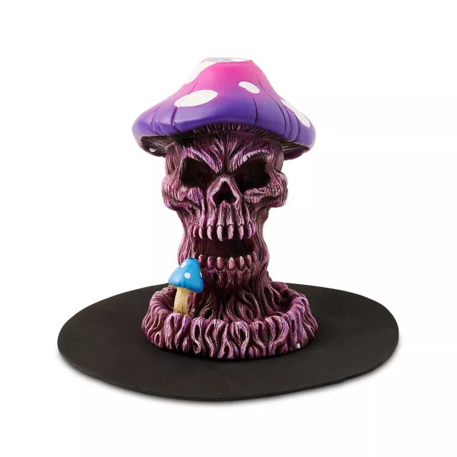 Scary Mushroom Skull Backflow Incense Burner at Spencer's
