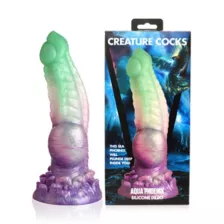 Creature Cocks Aqua Phoenix Dildo at Spencer's