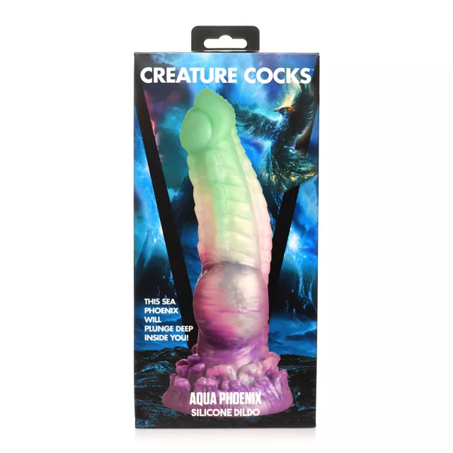 Creature Cocks Aqua Phoenix Dildo at Spencer's
