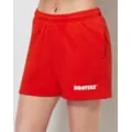 Red Hooters Sweatshorts at Spencer's