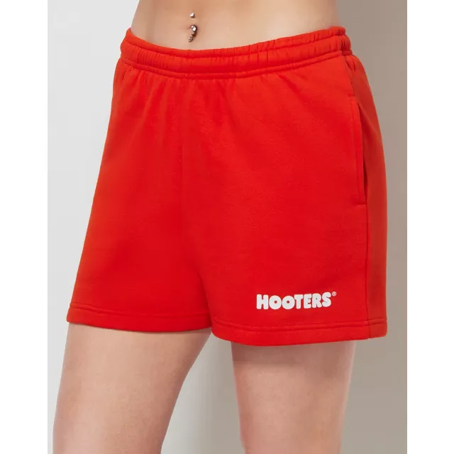 Red Hooters Sweatshorts at Spencer's
