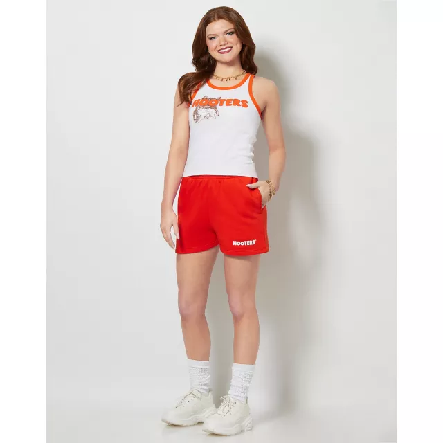 Red Hooters Sweatshorts