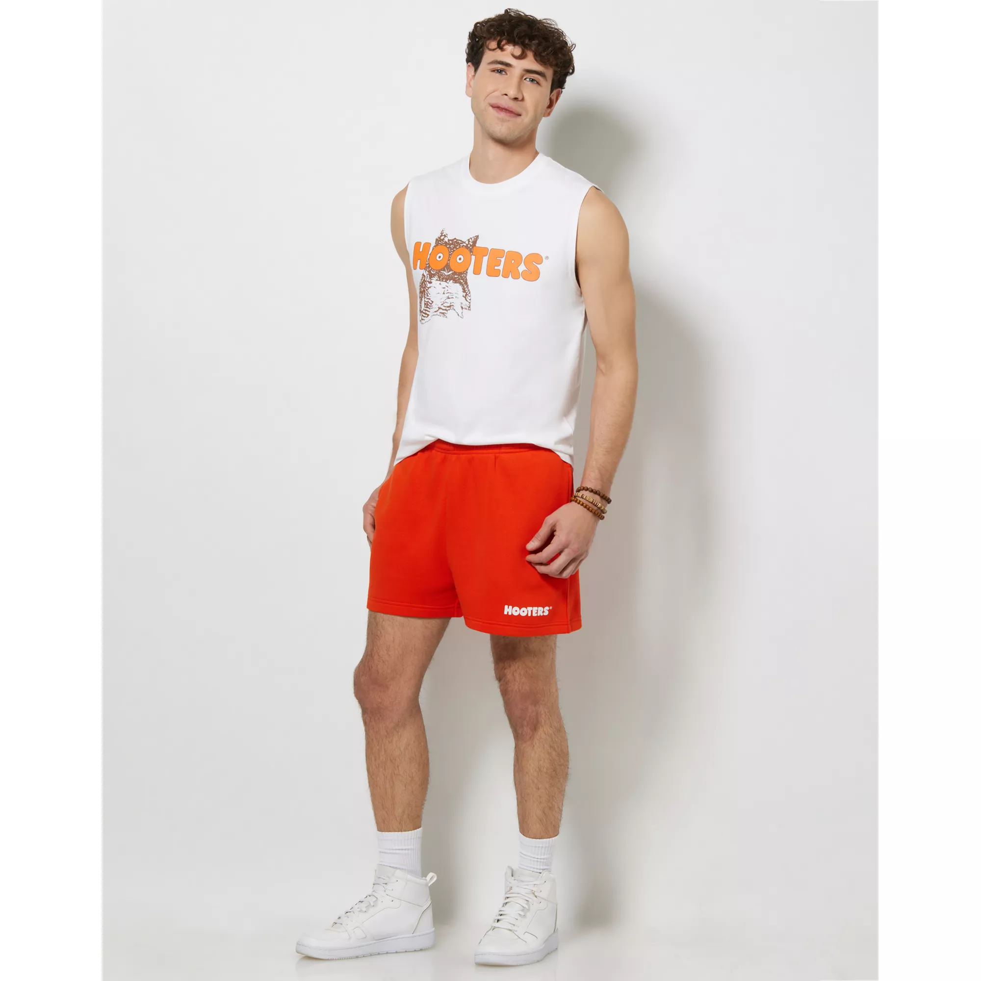 Red Hooters Sweatshorts at Spencer's