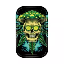 Mushroom Skull Weed Leaf Ashtray at Spencer's