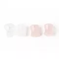 Multi-Pack Clear and Rose Quartz Stone Plugs - 2 Pair at Spencer's