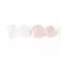 Multi-Pack Clear and Rose Quartz Stone Plugs - 2 Pair at Spencer's
