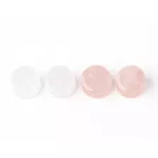 Multi-Pack Clear and Rose Quartz Stone Plugs - 2 Pair at Spencer's