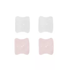 Multi-Pack Clear and Rose Quartz Stone Plugs - 2 Pair at Spencer's