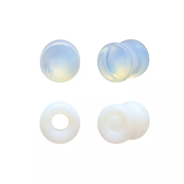 Multi-Pack Opalite Stone Plugs - 2 Pair at Spencer's