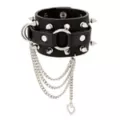 Spike Chain Buckle Cuff Bracelet at Spencer's