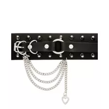 Spike Chain Buckle Cuff Bracelet at Spencer's
