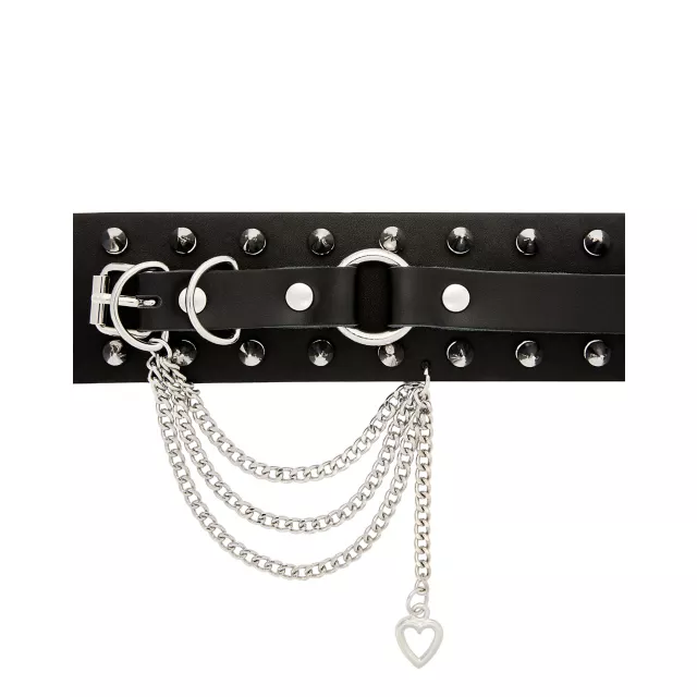 Spike Chain Buckle Cuff Bracelet at Spencer's