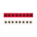 Multi-Pack Spike Red and White Bracelets - 2 Pack at Spencer's