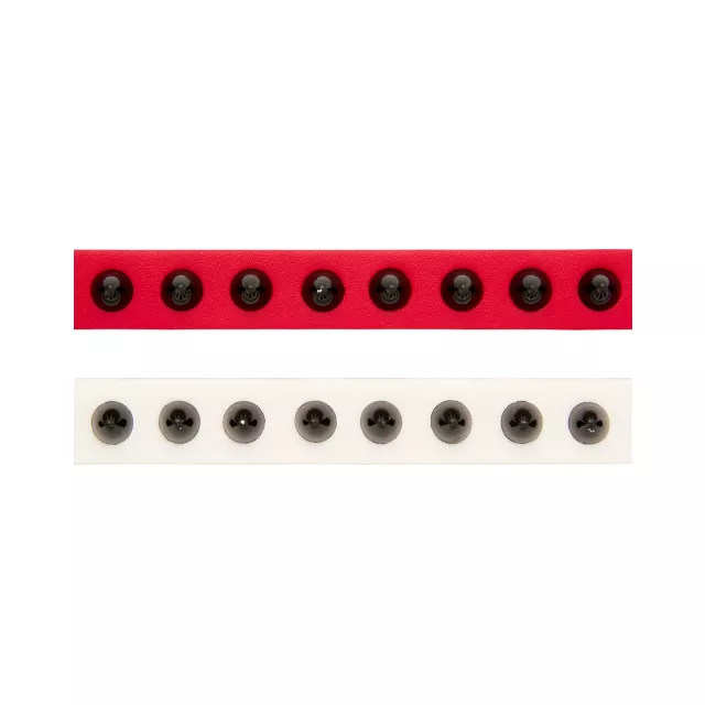 Multi-Pack Spike Red and White Bracelets - 2 Pack at Spencer's