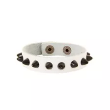 Multi-Pack Spike Red and White Bracelets - 2 Pack at Spencer's
