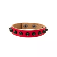 Multi-Pack Spike Red and White Bracelets - 2 Pack at Spencer's
