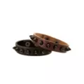 Multi-Pack Spike Brown and Black Bracelets - 2 Pack at Spencer's