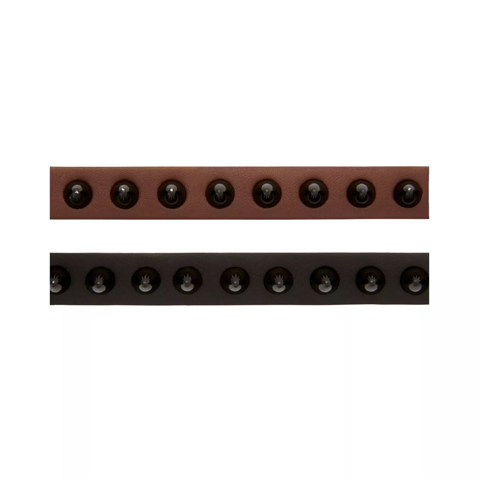 Multi-Pack Spike Brown and Black Bracelets - 2 Pack at Spencer's