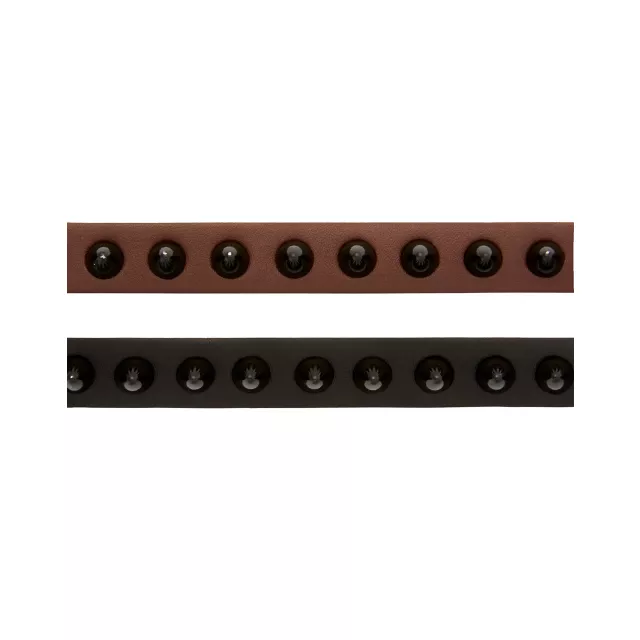 Multi-Pack Spike Brown and Black Bracelets - 2 Pack at Spencer's