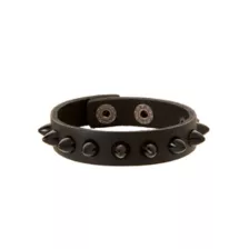 Multi-Pack Spike Brown and Black Bracelets - 2 Pack at Spencer's