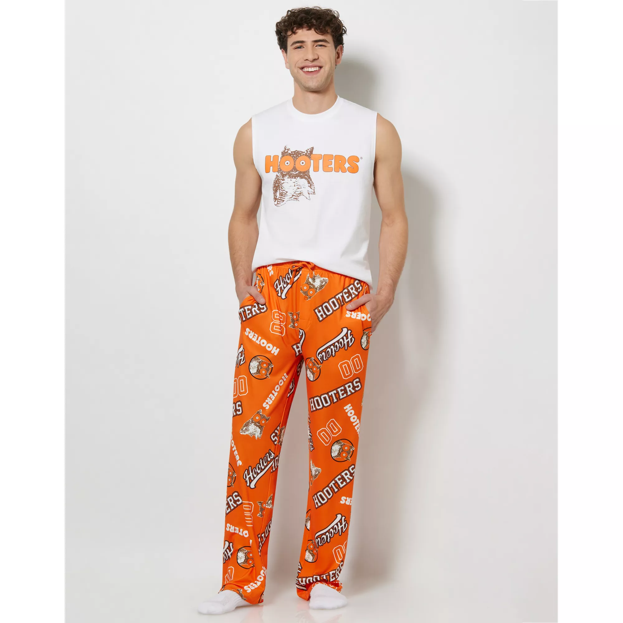 Hooters Orange Lounge Pants at Spencer's