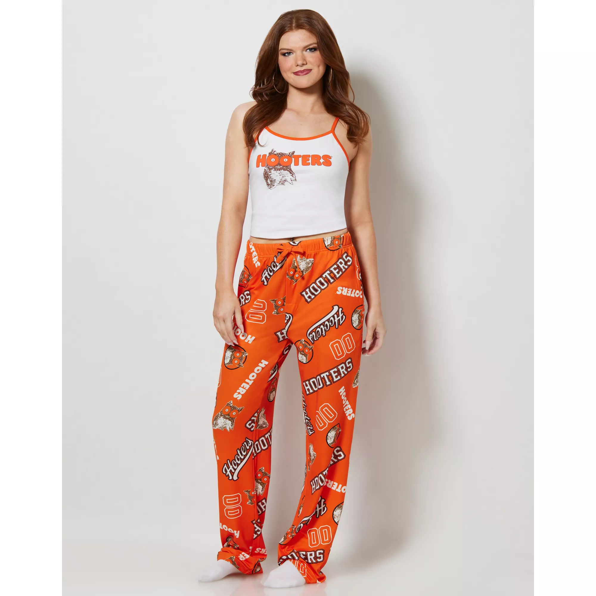 Hooters Orange Lounge Pants at Spencer's