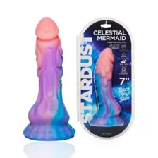 Celestial Mermaid Dildo 7 Inch - Stardust at Spencer's