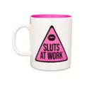 Caution Sluts at Work Coffee Mug - 20 oz. at Spencer's