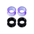 Multi-Pack Purple and Black Tunnels 4 Pack - 00 Gauge at Spencer's