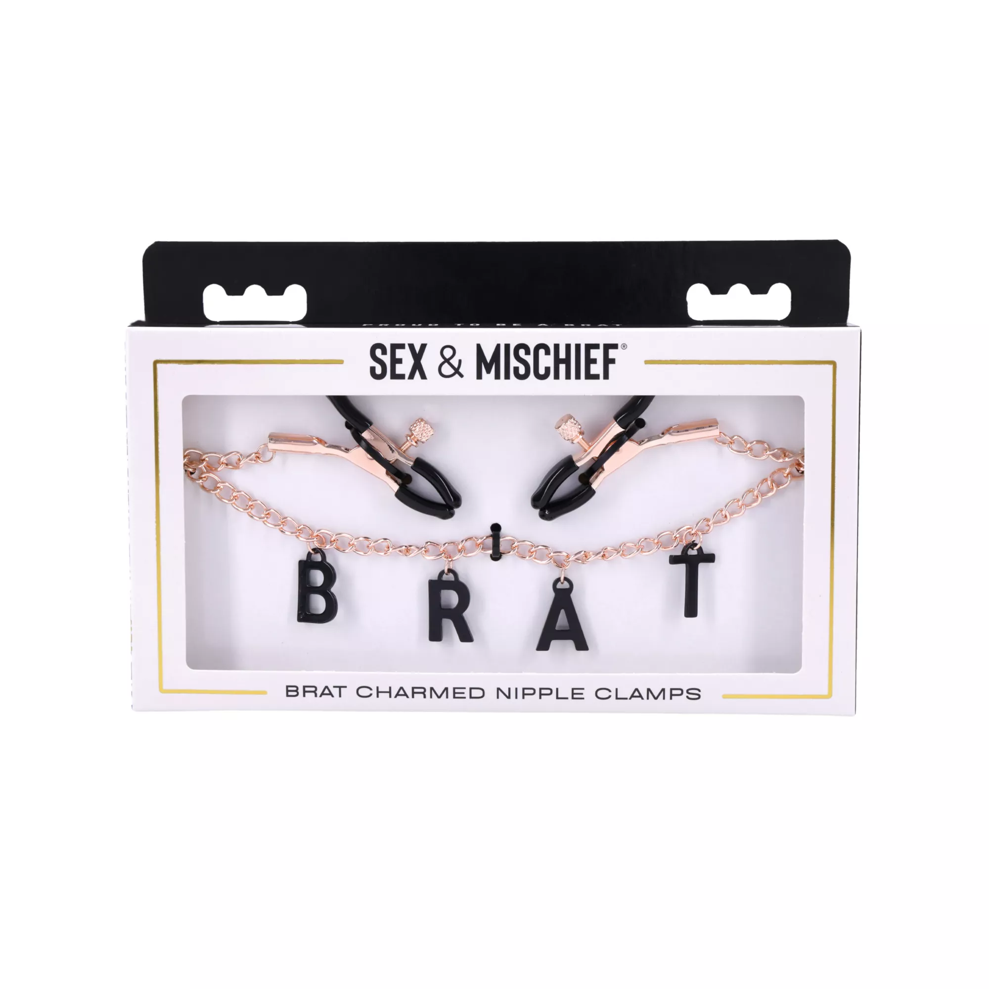 Sex and Mischief Brat Charmed Nipple Clamps at Spencer's