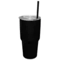 Skeleton Middle Finger Travel Tumbler with Straw - 30 oz. at Spencer's