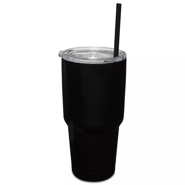 Skeleton Middle Finger Travel Tumbler with Straw - 30 oz. at Spencer's
